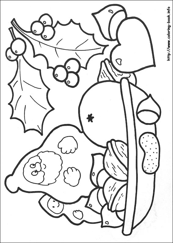 Plansa de colorat cu Iarna 223 139
